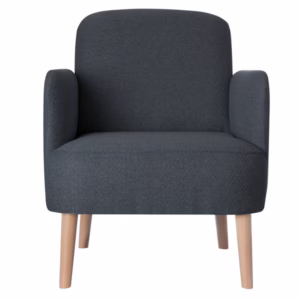 Poltrona Brooks - grigio antracite - Paperflow