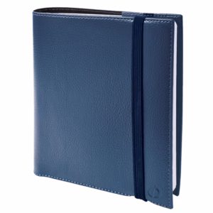 Agenda settimanale Time&Life 2025 - 16 x 16 cm - blu metal - Quo Vadis
