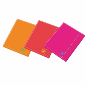 Cartella Fluo One Color - 3 lembi - c/elastico - dorso 1 cm - colori assortiti - Blasetti