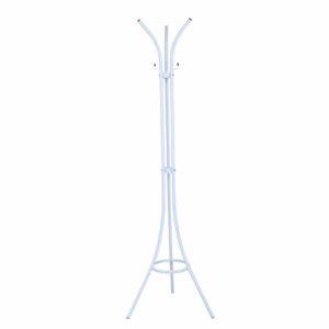 Appendiabiti - 3 supporti - 175 cm - acciaio - bianco - King Collection