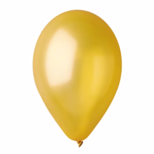 Palloncini in lattice metallizzati - Ø 26 cm - oro - Big Party - conf. 16 pezzi