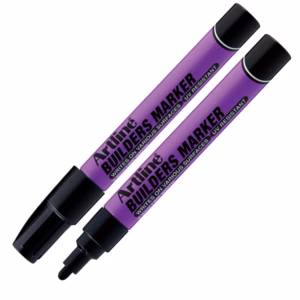 Marcatore permanente - per costruttori - punta tonda 2,3 mm - nero - Artline