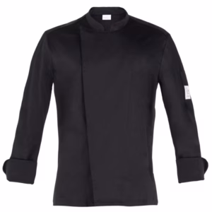 Giacca cuoco Augustin - da uomo - manica lunga - taglia S - nero - Giblor's