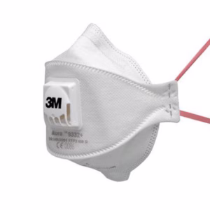 Mascherina Aura™ 9332+ FFP3 - con valvola - monouso - 3M - conf. 10 pezzi (imbustati singolarmente)