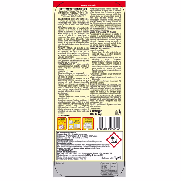 Esche gel per formiche - Protemax - blister 2 pezzi - immagine 2