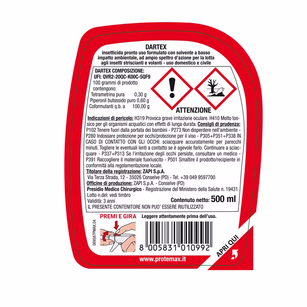 Insetticida multinsettto - trigger 500 ml - Protemax - immagine 2