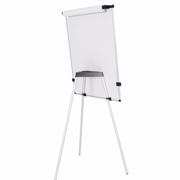 Portablocco magnetico Earth Kyoto - 70 x 100 cm - con kit rotolo e bracci estensibili - Bi-Office - immagine 4