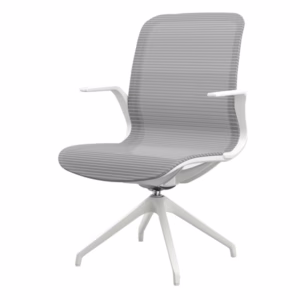 Poltrona direzionale Marilyn MYD4O - con braccioli inclusi - bianco - Unisit