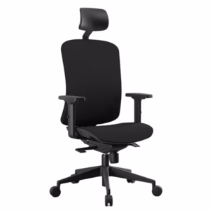 Seduta operativa Shape SHSUPG - con braccioli regolabili e poggiatesta - rete nera - Unisit