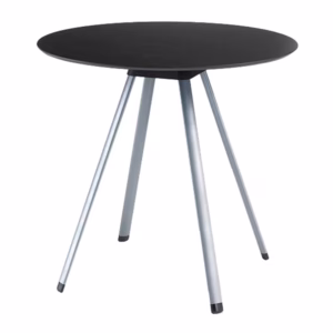 Tavolo bar basso Tapas TAPTB - rotondo - nero - Unisit