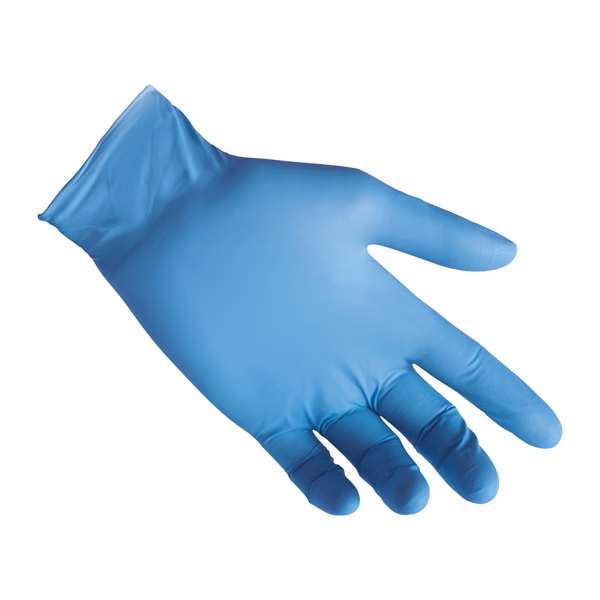 Guanti in nitrile R70 - senza polvere - tg XL - azzurro - Reflexx - conf. 100 pezzi - immagine 2