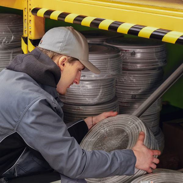 Profilo paracolpi angolare C25R - giallo/nero - Durable - immagine 4