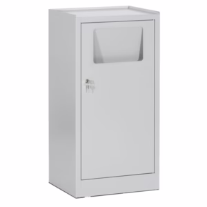 Armadietto portabiancheria - con sacco - 50 x 40 x 100 cm - grigio - Tecnotelai