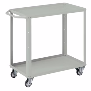Carrello da lavoro - 2 vasche da 80 x 45 cm - 91 x 45 x 81 cm - grigio - Tecnotelai