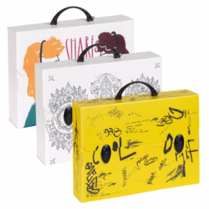 Valigetta polionda Smart - 27 x 37,5 cm - dorso 8 cm - fantasie assortite - Favorit