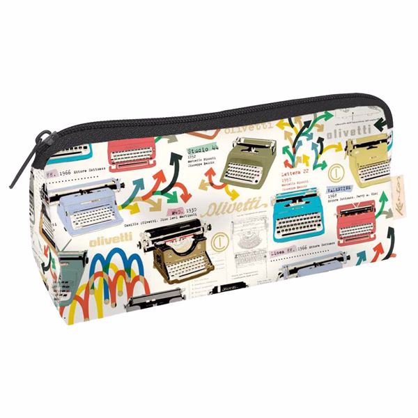 Astuccio c/zip Olivetti – 19,5 x 8 x 6 cm – carta lavabile 100 gr – Kartos