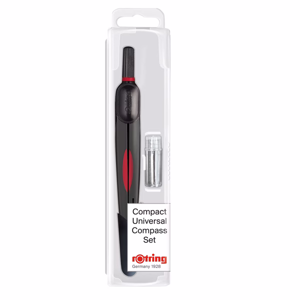 Compasso universale compatto – diametro max cerchio 320mm – Rotring