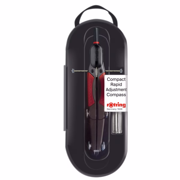 Compasso universale – diametro max cerchio 360mm – con regolazione – Rotring