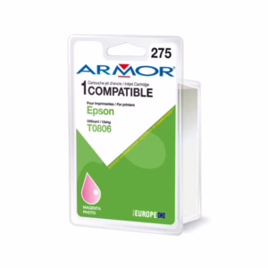 Armor - Cartuccia ink Compatibile  per Epson - Magenta chiaro - T080640 - 9,5 ml