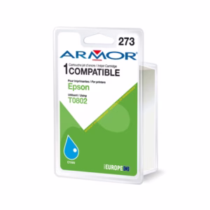 Armor - Cartuccia ink Compatibile per Epson - Ciano - T080240 - 9,5ml