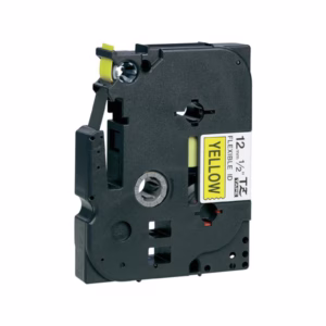 Brother - Nastro laminato flessibile - Nero/Giallo - TZEFX631 - 12mm x 8mt