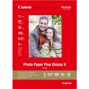 Canon - Carta fotografica Plus Glossy II PP-201 - A3 - 20 Fogli - 2311B020