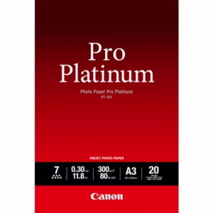 Canon - Carta fotografica Pro Platinum PT-101 - A3 - 20 Fogli - 2768B017