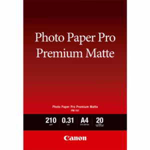 Canon - Carta fotografica Premium Matte PM-101 - A4 - 20 Fogli - 8657B005