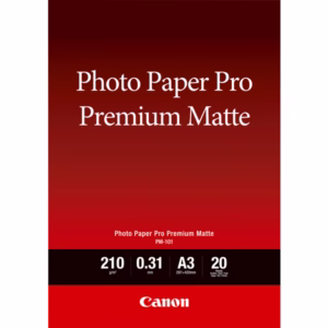 Canon - Carta fotografica Premium Matte PM-101 - A3 - 20 Fogli - 8657B006