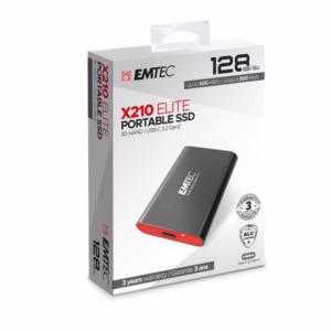 Emtec - X210 External - 128GB - ECSSD128GX210