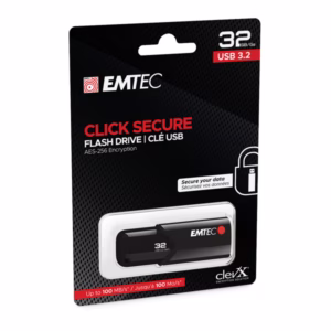 Emtec - Memoria USB B120 Click&Secure - ECMMD32GB123 - 32GB
