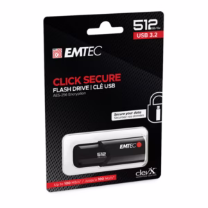 Emtec - Memoria USB B120 Click&Secure - ECMMD512GB123 - 512 GB