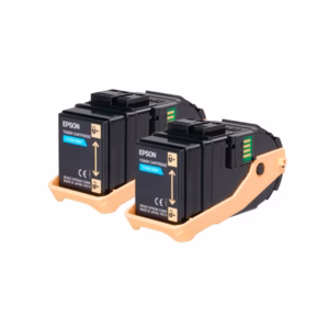 Epson - Toner Confezione doppia - Ciano - S050608 - C13S050608 - 15.000 pag