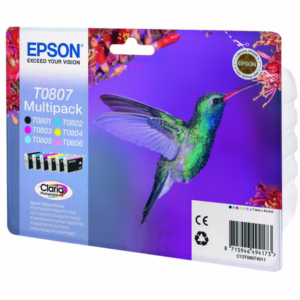 Epson - Cartuccia ink - C/M/Y/K/C CH/M CH - T0807 - C13T08074011 - 7,4ml cad