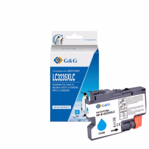 G&G - Cartuccia ink Compatibile per Brother DCP-J1100DWMFC-J1300DW - Ciano